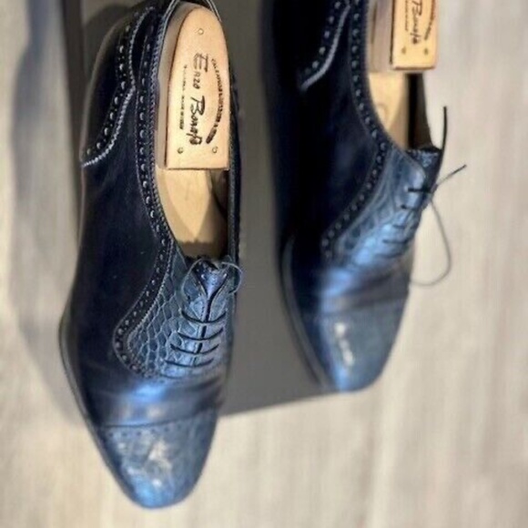 Maison Koly X Enzo Bonafe Croxford Presidential Alligator oxfords - Picture 2 of 3